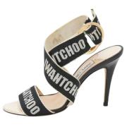 Pre-owned Hvitt stoff Jimmy Choo Sandaler