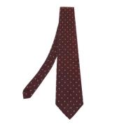 Pre-owned Burgunder Silke Yves Saint Laurent Tie