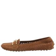 Pre-owned Brun semsket skinn Louis Vuitton Flats