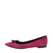 Pre-owned Lilla skinn Tom Ford Flats