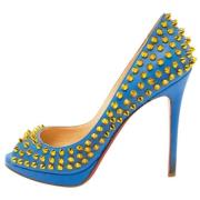 Pre-owned Bla skinn Christian Louboutin haeler