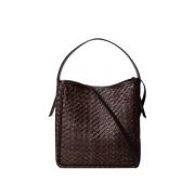 Iwa - Umber Twill Skinn Tote Bag