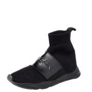 Pre-owned Black Mesh Balmain joggesko