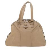 Pre-owned Beige Leather Yves Saint Laurent Tote