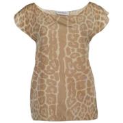 Pre-owned Beige Fabric Yves Saint Laurent Top