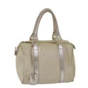 Pre-owned Beige Canvas Fendi veske