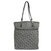 Pre-owned Navy Canvas Dior Tote