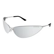 Sølv solbriller, allsidige og stilige