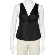 Pre-owned Black Silk Armani Top Samlinger