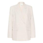 Linen Blazer - Tammy Light Sand