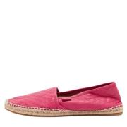 Pre-owned Rosa skinn Gucci Espadrilles