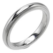 Pre-owned Solv Platinum Tiffany & Co. Ring