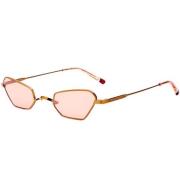 Carytown Sunglasses in Rose Gold/Pink