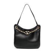 Chain Hobo Veske med VLogo Motiv