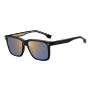 Boss Sunglasses Black/Brown Blue Shaded