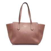 Pre-owned Rosa skinn Gucci Tote