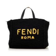 Pre-owned Svart ull Fendi veske