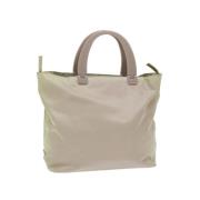 Pre-owned Beige nylon Prada veske