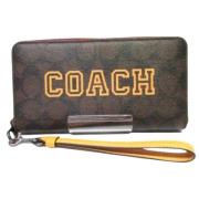 Pre-owned Brown Canvas Coach lommebok