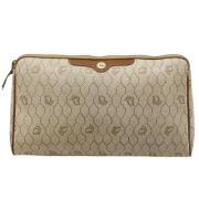 Pre-owned Beige Canvas Dior Clutch