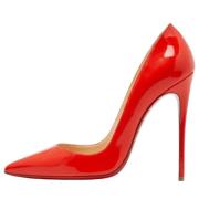 Pre-owned Rodt skinn Christian Louboutin haeler