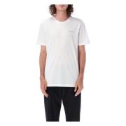 Hvit Mini Logo T-Skjorte - Herremote