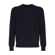 Sort Lettvekts Crew Neck Genser