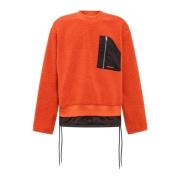 Oransje Wool Logo Sweatshirt