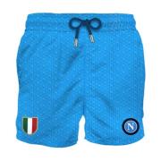 Blått sjøklær med SSC Napoli-logo
