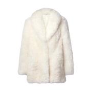 Sheana Shearling Jakke - Off-White