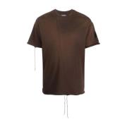 Brun T-skjorter og Polos med Shiraga Lavata Design