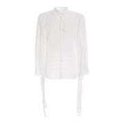 Oppgrader din formelle garderobe med denne hvite bomullsskjorten