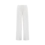 Women Clothing Trousers Snow White/off White Ss23