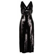 Glamour Sequinned Midi Kjole