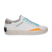 Avslappede stoff sneakers