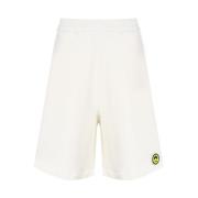 Hvite Shorts med Smile Logo