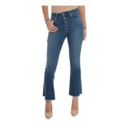 Retro Flared Denim Jeans