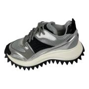 Sølv Plattform Sneakers 7600 Walk
