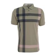 Oversized Tartan Polo for Menn