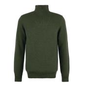 Essensiell lammeull halv glidelås turtleneck