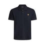 Mørk Ink Bomull Pique Polo med Phoenix Emblem