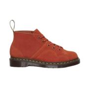 Suede Monkey Boots Rust Tan