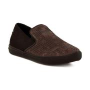 Retro 80-tallet Lav Slip-On Sneakers