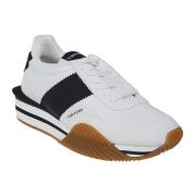 James Low Top Sneakers - Hvit/Svart/Krem