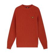 Lyle Sweater Scott Kn1701V -W701 Orange - Klærstørrelser: L