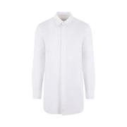 Hvit Skjorte med Myk Passform