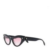 Sorte Cat-Eye Solbriller for Kvinner
