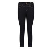 Rich Slim, Lys autentisk denim, Cropped Slim-fit Jeans for menn