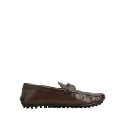 Vintage-inspirerte brune flate sko