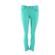 Grønne Skinny Capri Jeans for Kvinner